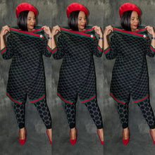 Load image into Gallery viewer, 2 Two Piece Set Women track suit tops and pants hooded suit fashion plaid jogging femme sets two piece outfits sweat suits