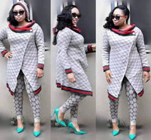 Load image into Gallery viewer, 2 Two Piece Set Women track suit tops and pants hooded suit fashion plaid jogging femme sets two piece outfits sweat suits