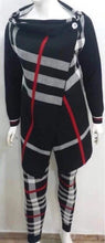Load image into Gallery viewer, 2 Two Piece Set Women track suit tops and pants hooded suit fashion plaid jogging femme sets two piece outfits sweat suits