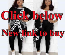 Load image into Gallery viewer, 2 Two Piece Set Women track suit tops and pants hooded suit fashion plaid jogging femme sets two piece outfits sweat suits